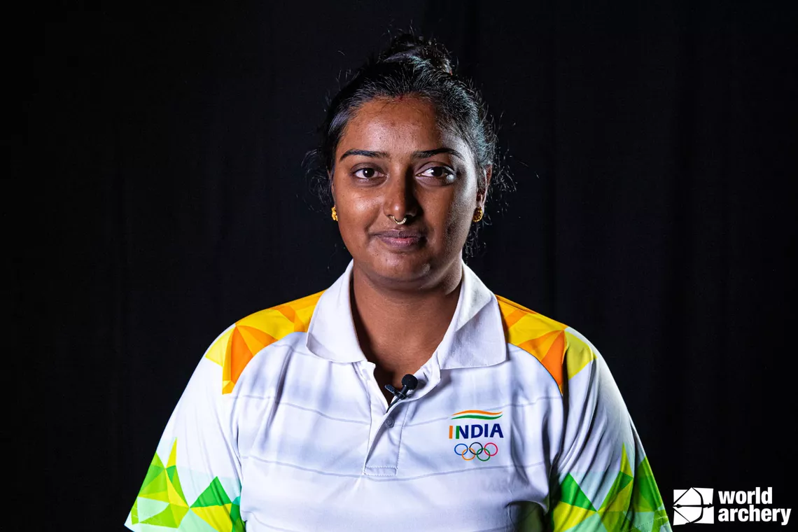 Portrait shot of Deepika Kumari from 2021