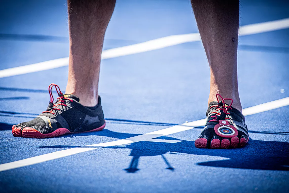 Mauro Nespoli's footwear at Munich 2022