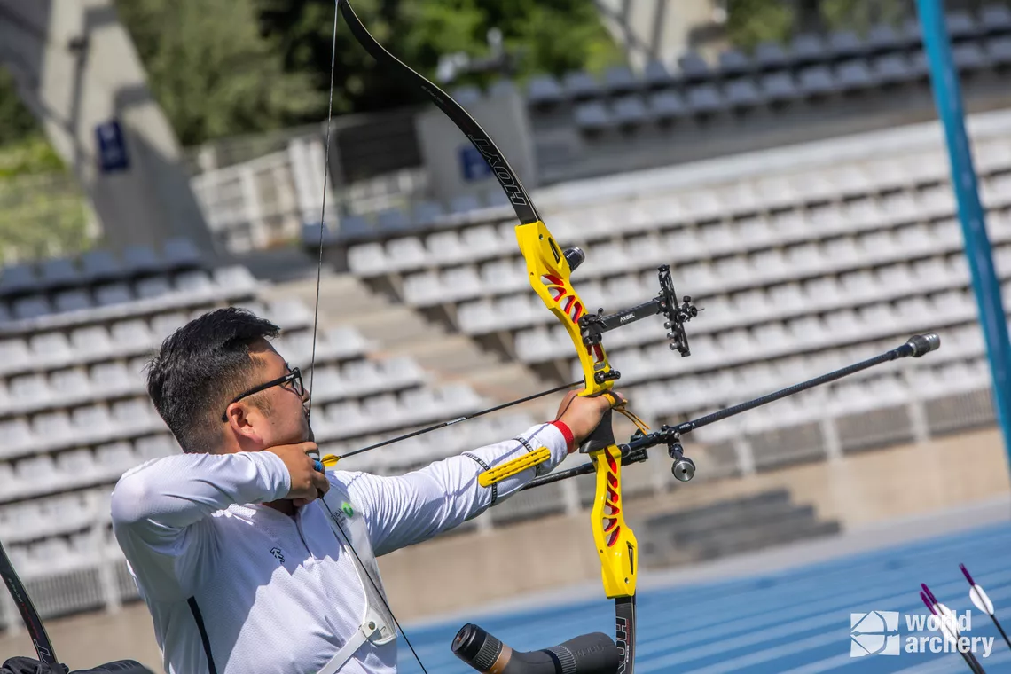 Kim Woojin won the ninth pole of his career.