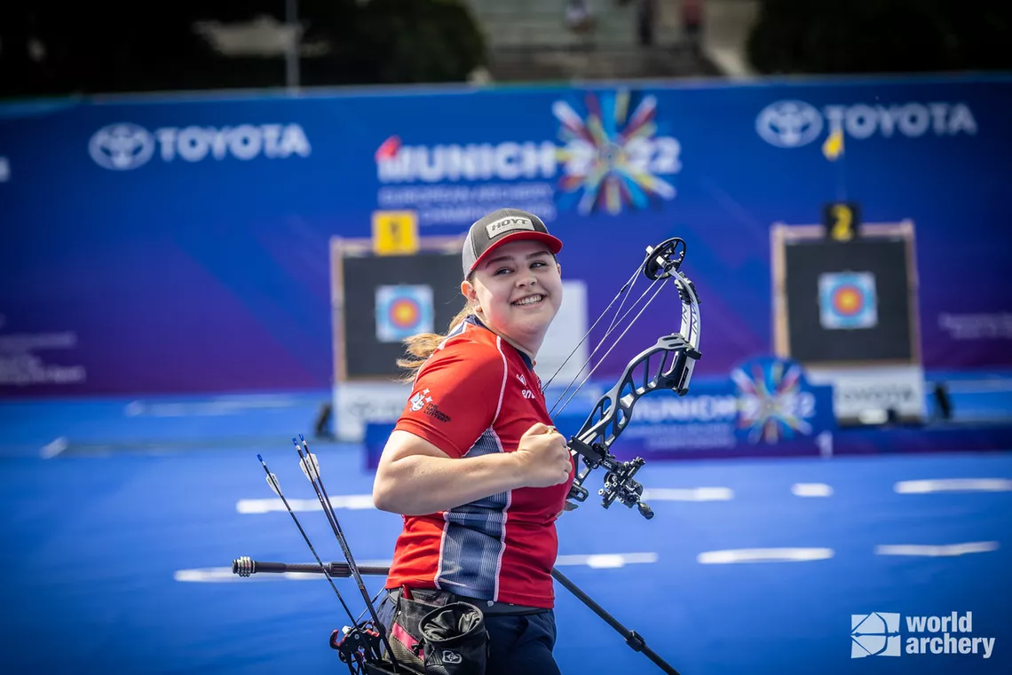 Izzy Carpenter produced a winning performance in her European Championship debut.