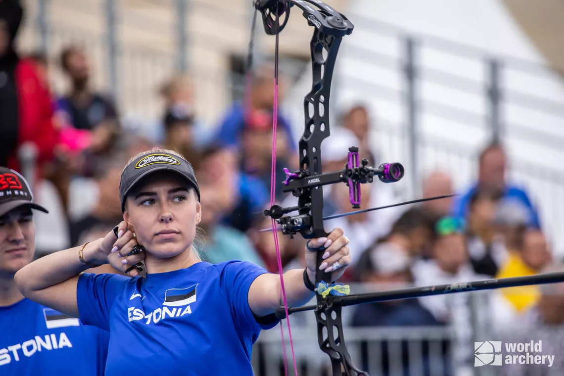 Lisell Jaatma in action at Paris 2022