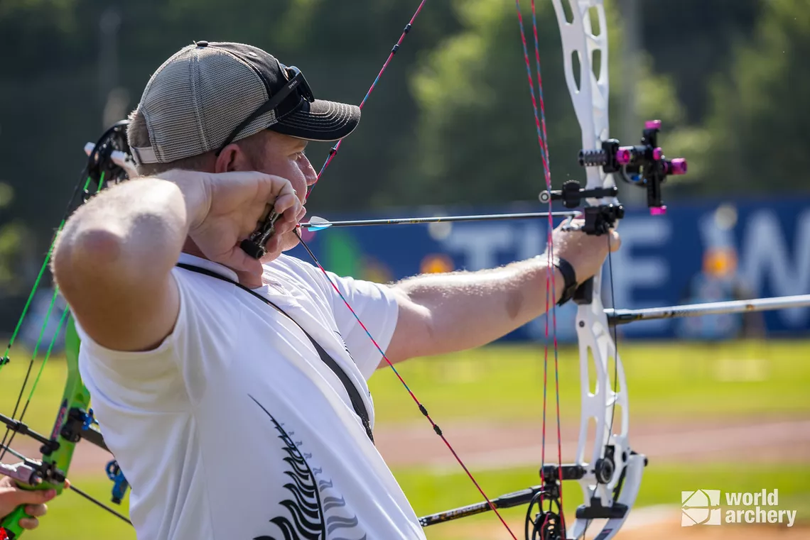 Riku van Tonder of New Zealand at the 2022 World Games