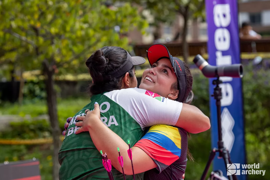 Sara Lopez after scoring 150 in Medellin 2022