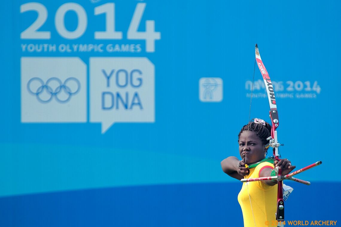 Merveille Santi Zinsou at the 2014 Youth Olympic Games