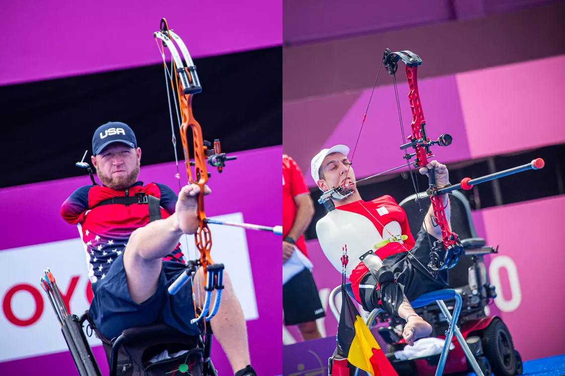 Matt Stutzman and Piotr van Montagu.