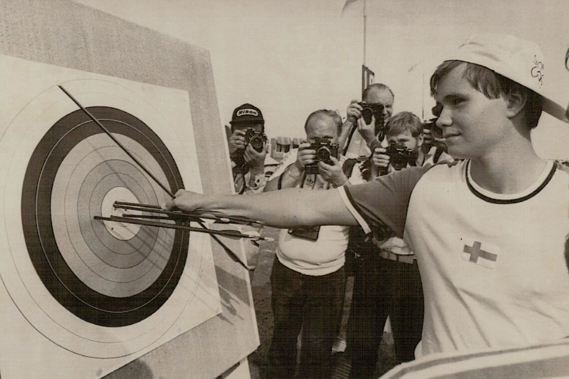 Tomi Poikolainen after winning the Moscow 1980 Olympic Games.