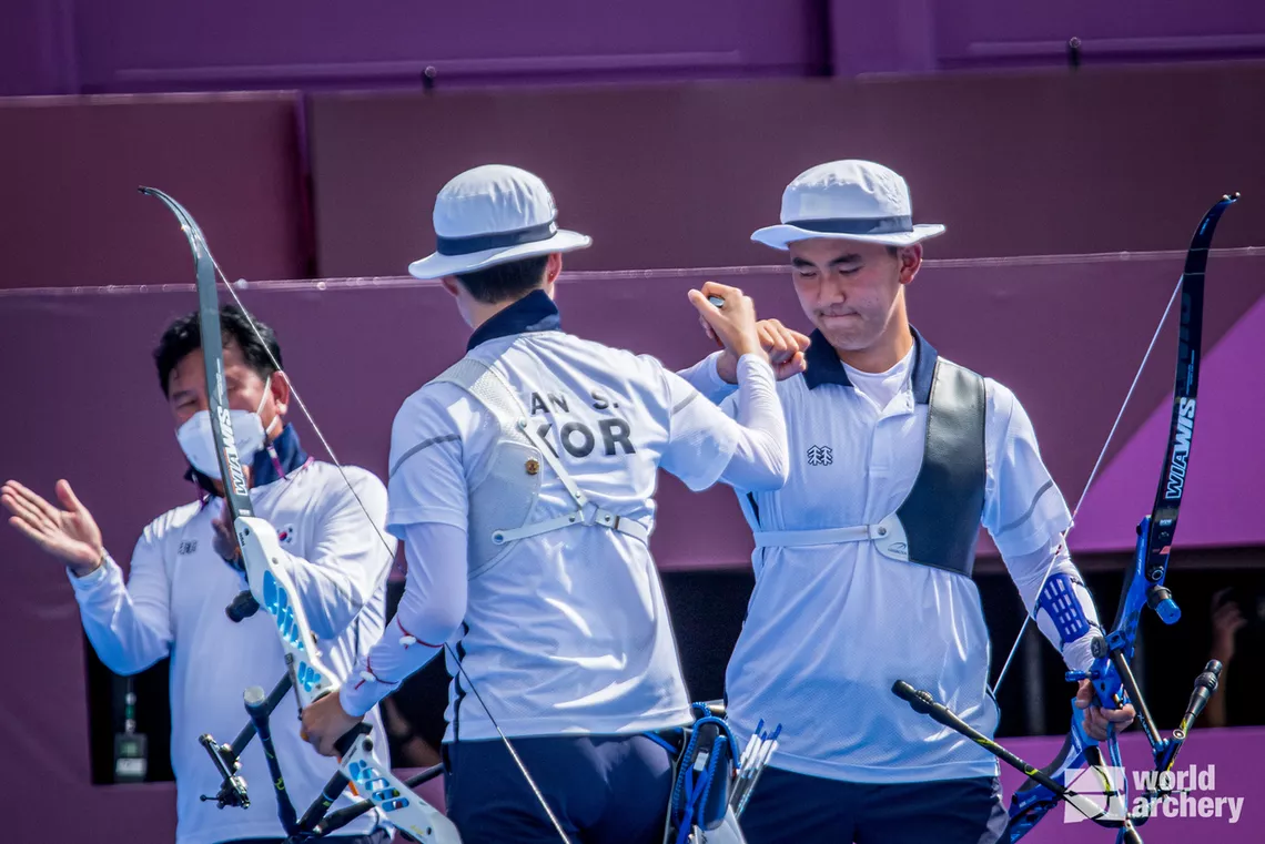 The mixed team event was introduced at the Olympic Games in Tokyo.