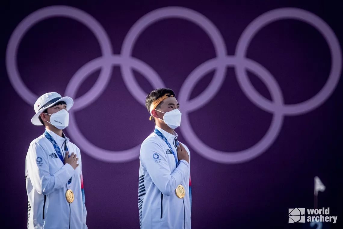 An San and Kim Je Deok won the historic title for Korea.