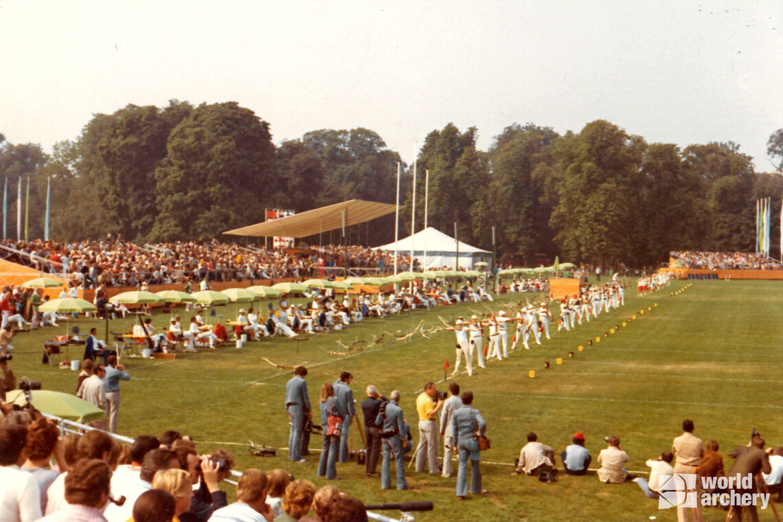 The competition field at the Munich 1972 Olympic Games.