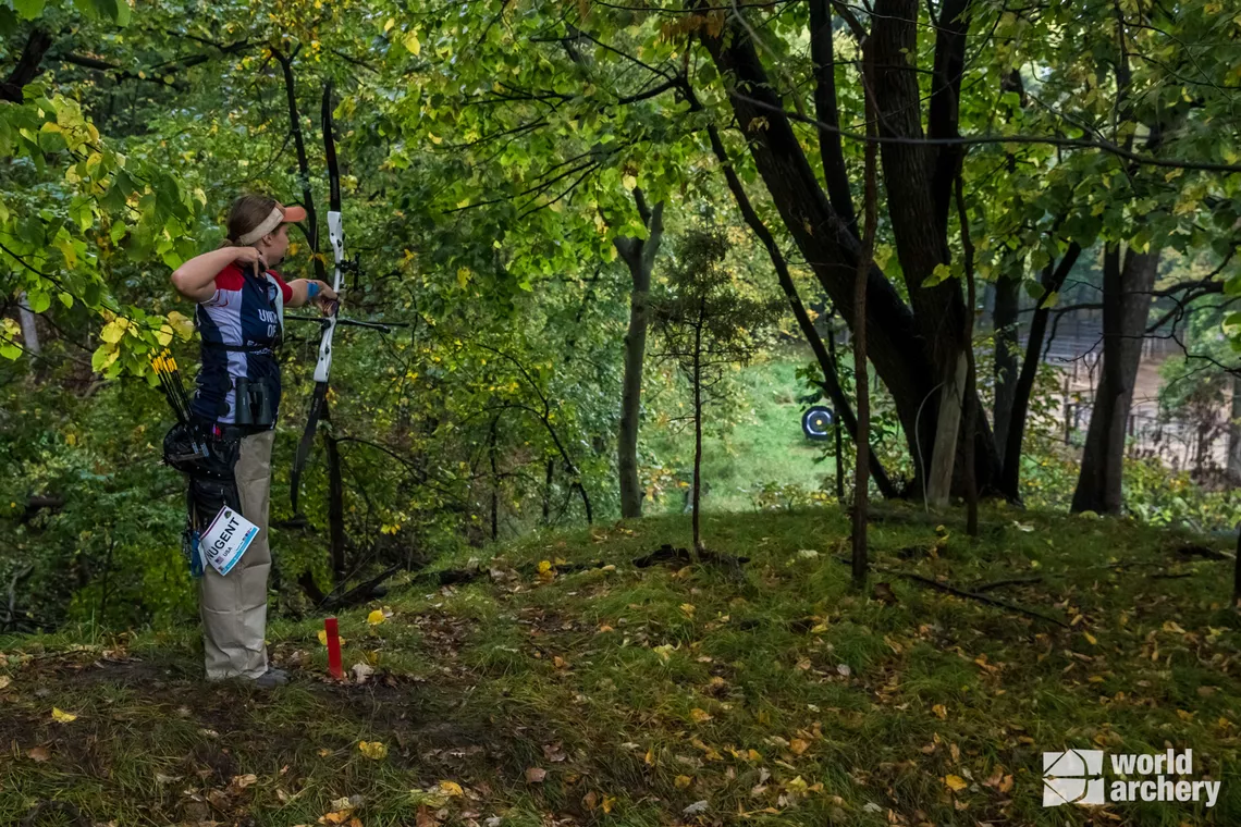 Archers have called the courses challenging, with plenty of slopes, after day one.