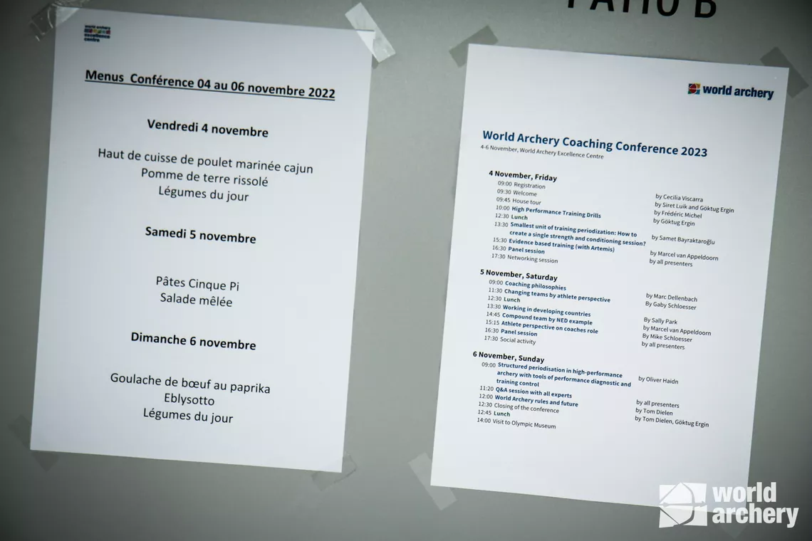 The programme included talks from top coaches, athletes and support staff.