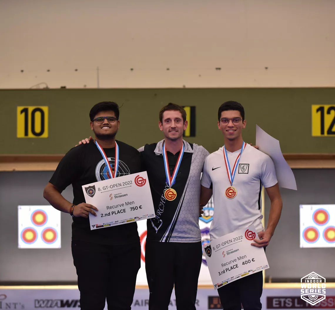 Mulot beat Sachin Gupta in the final after upsetting top-seeded French teammate Thomas Chirault in a perfect semifinal.
