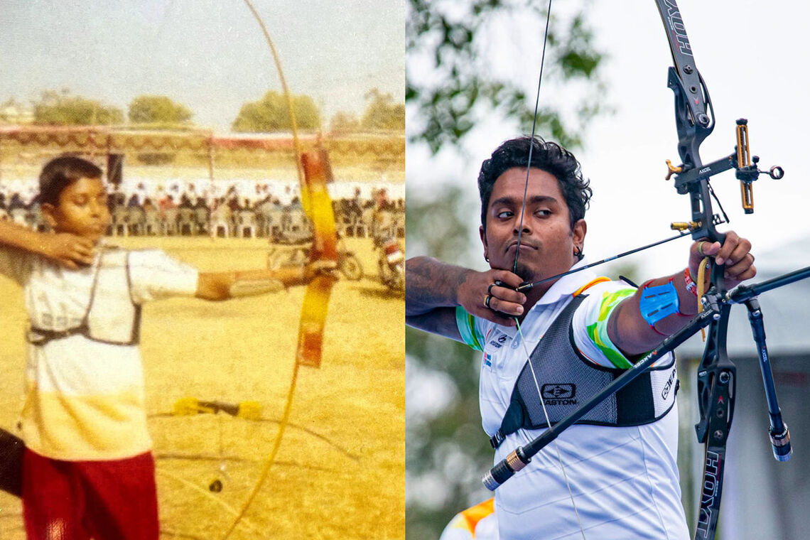 Atanu Das shooting in 2006 and in 2021.