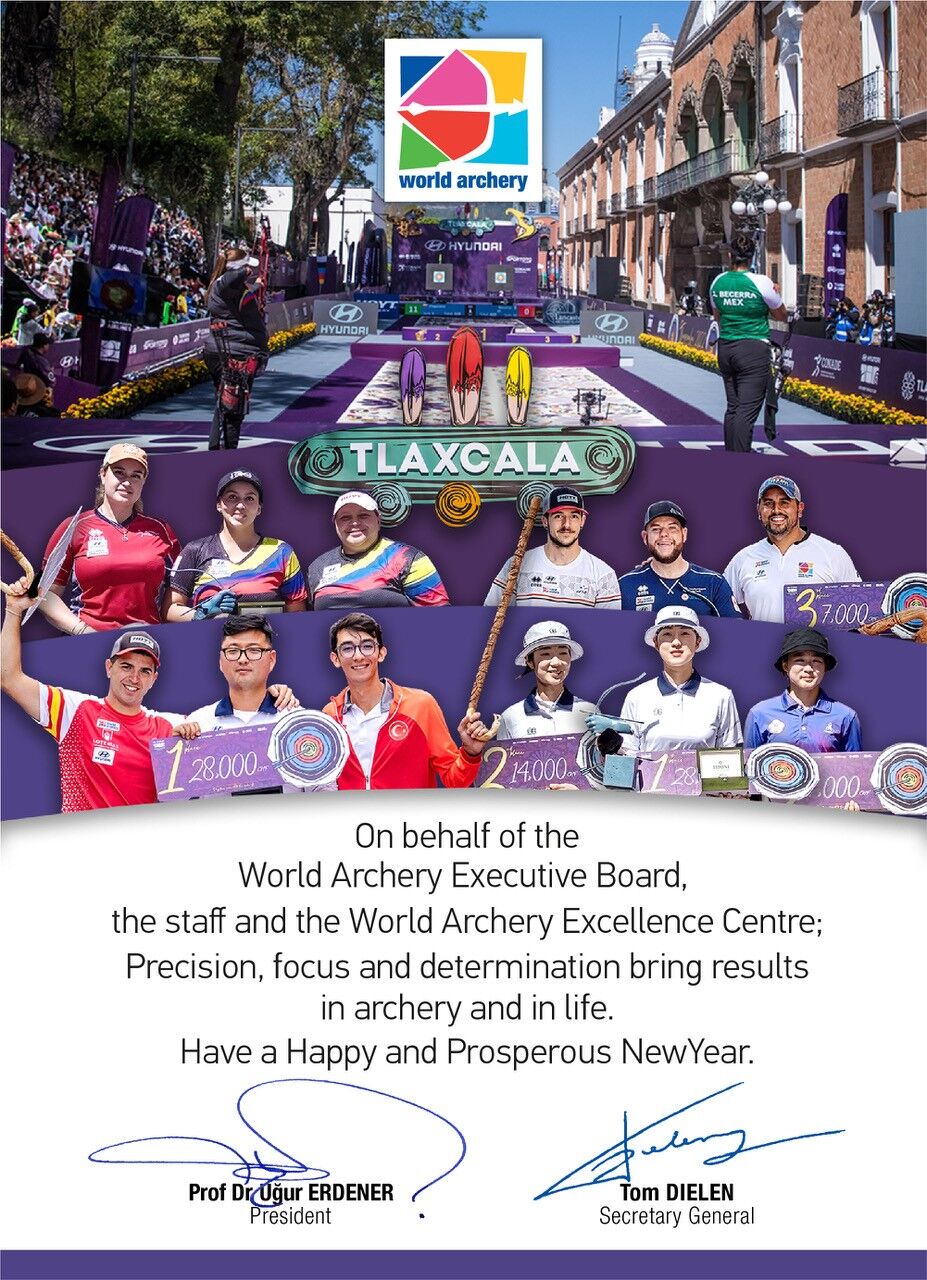 World Archery greeting card 2023.
