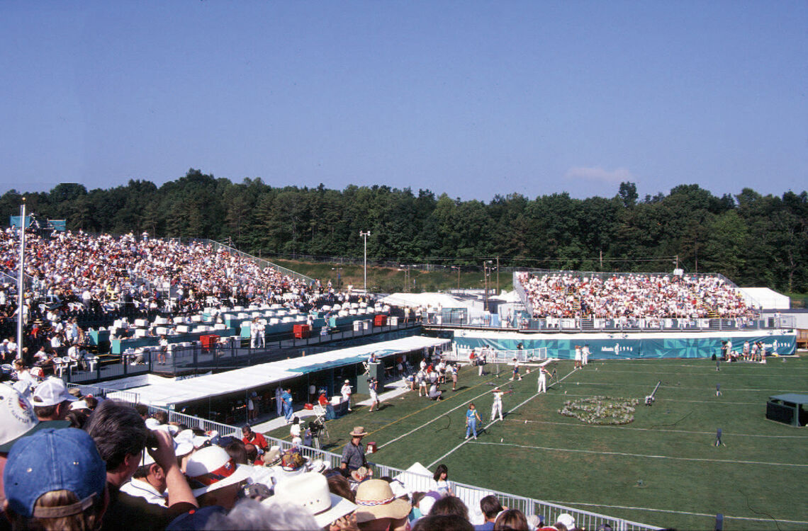 The archery venue at the Atlanta 1996 Olympic Games.