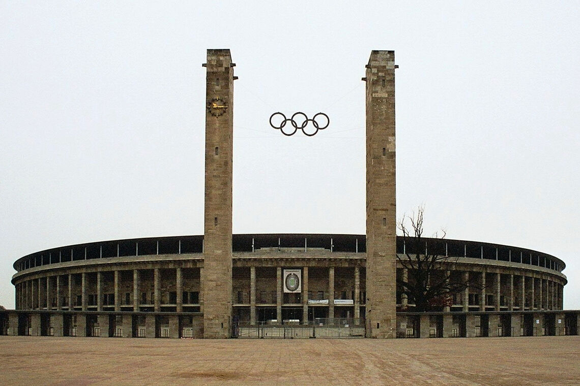 The Olympic Stadium in Berlin.