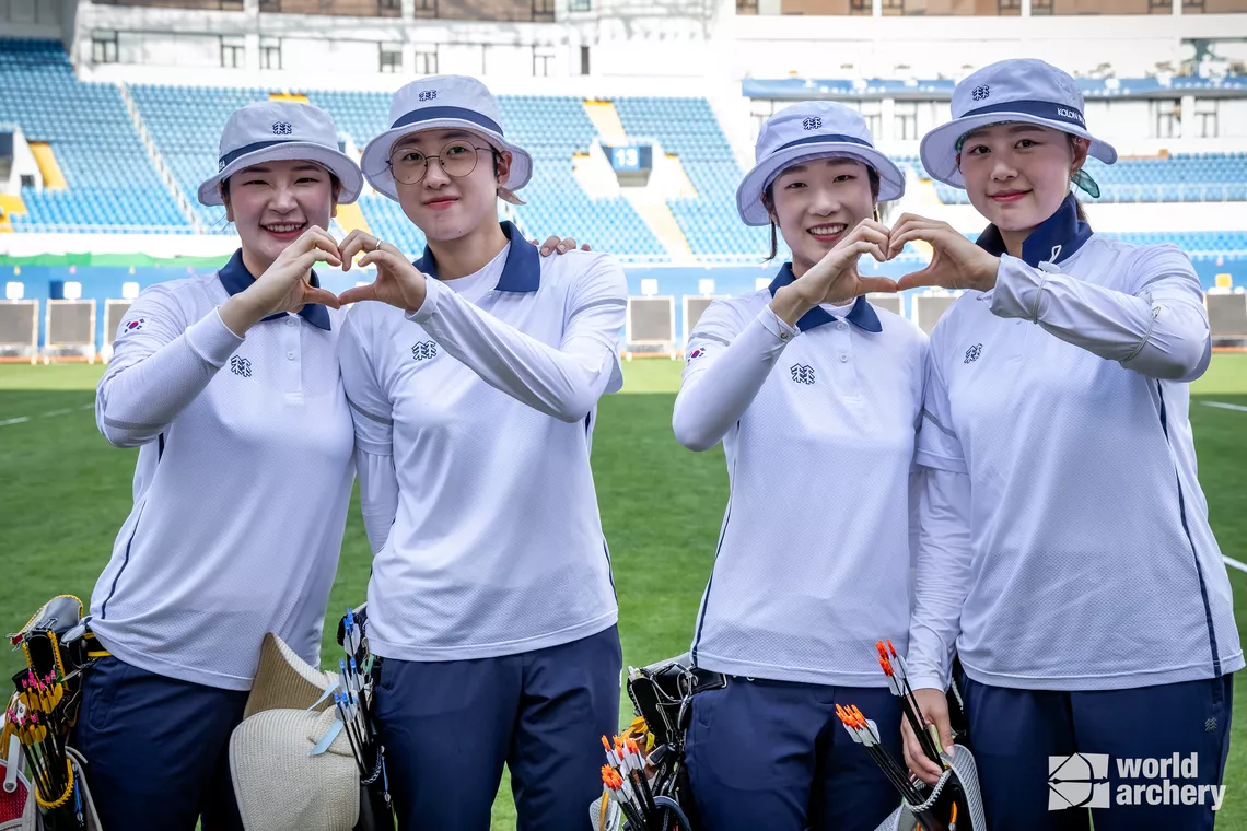 Recurve women final four Shanghai