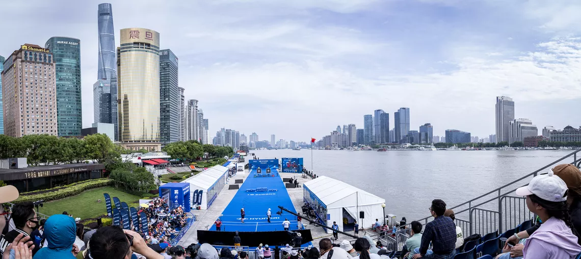Shanghai Skyline makes for a great finals venue.