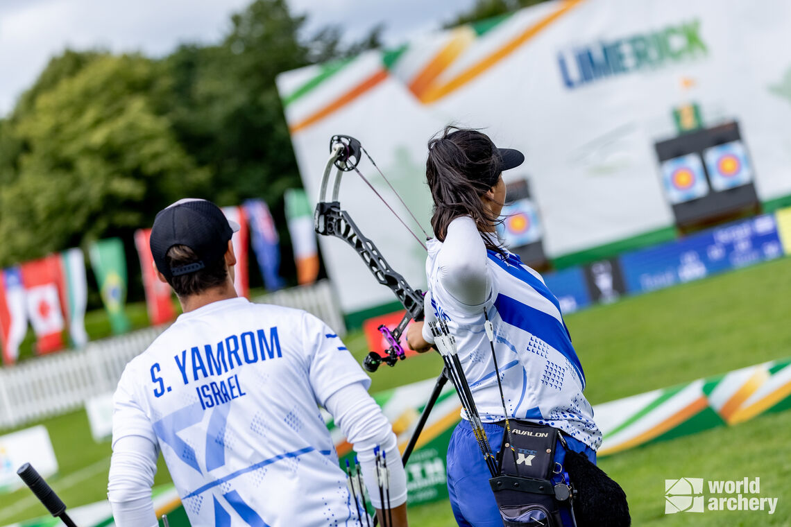 Shamai Yamrom and Romi Maymon won historic silver medal for Israel.