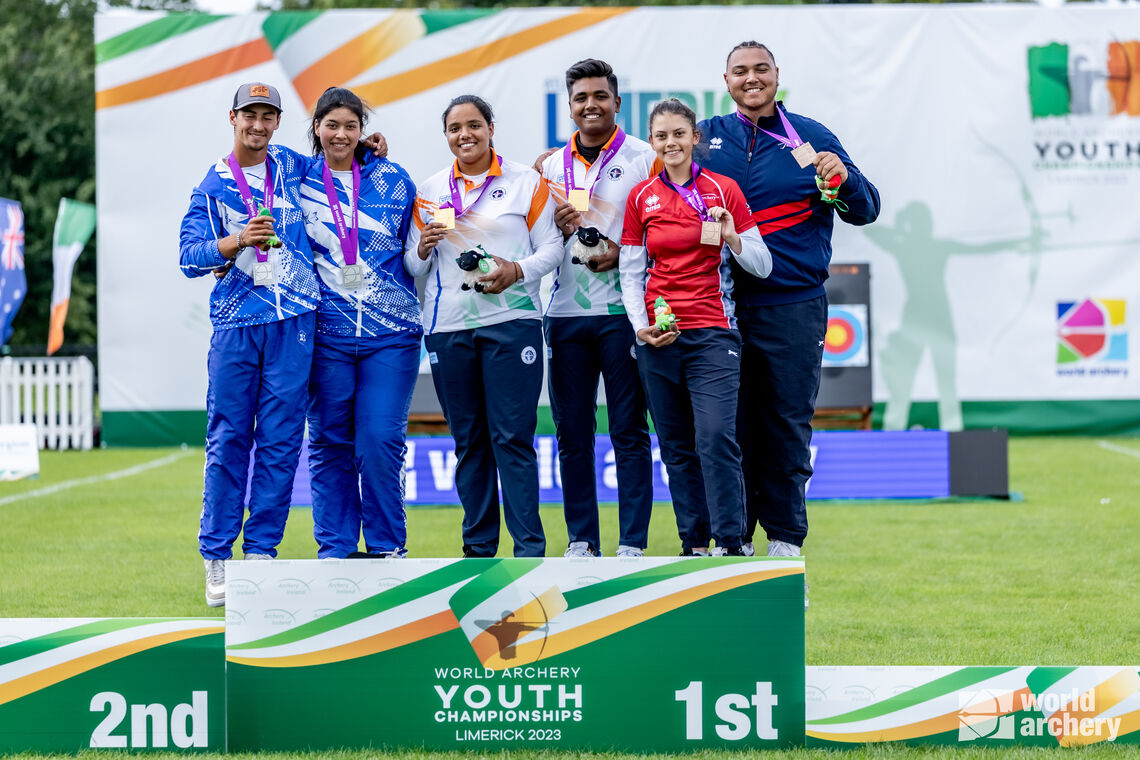 Israel collected its first-ever world podium after losing the compound under-21 mixed team final to India.