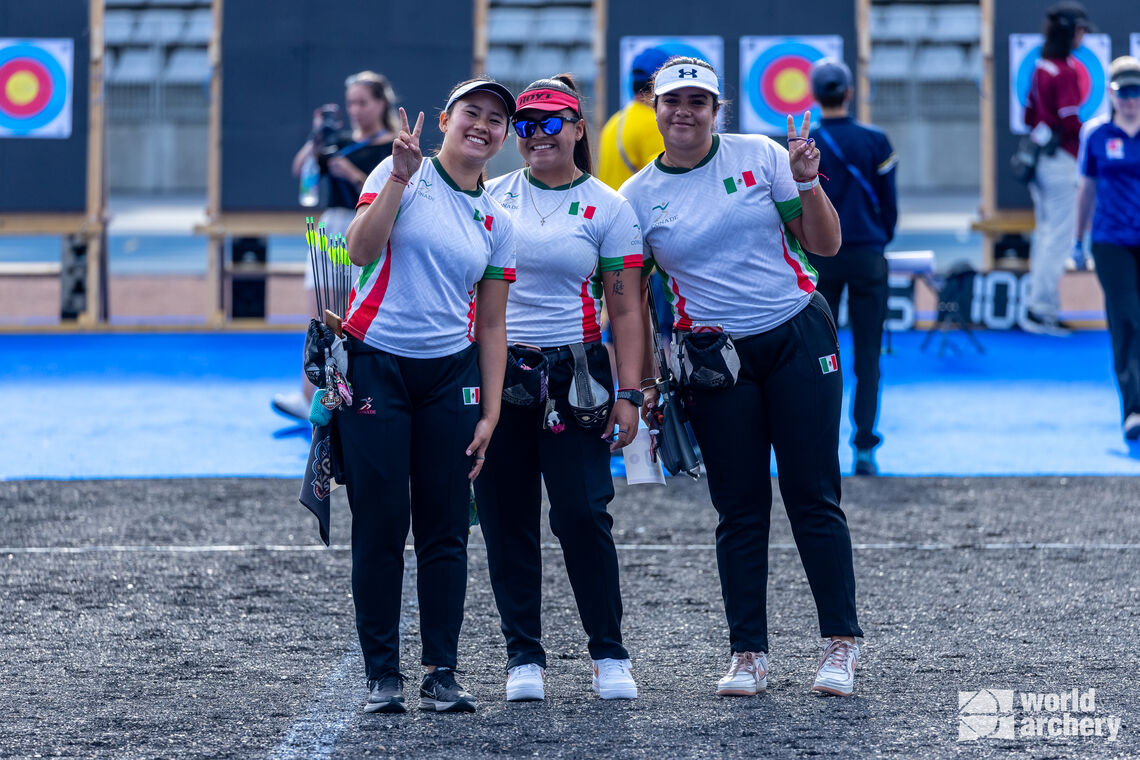 Mexico’s compound women’s team going for gold on Saturday in Paris.