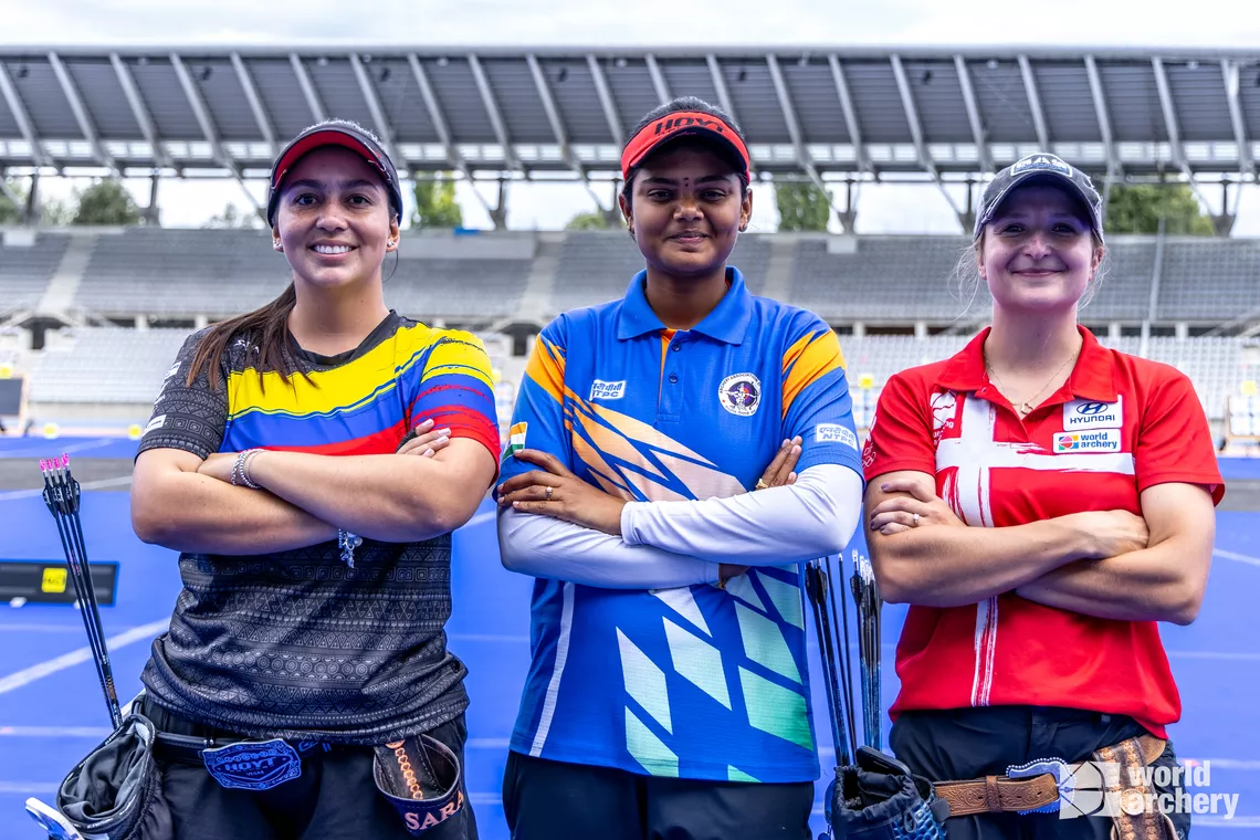 Compound women top four qualifiers