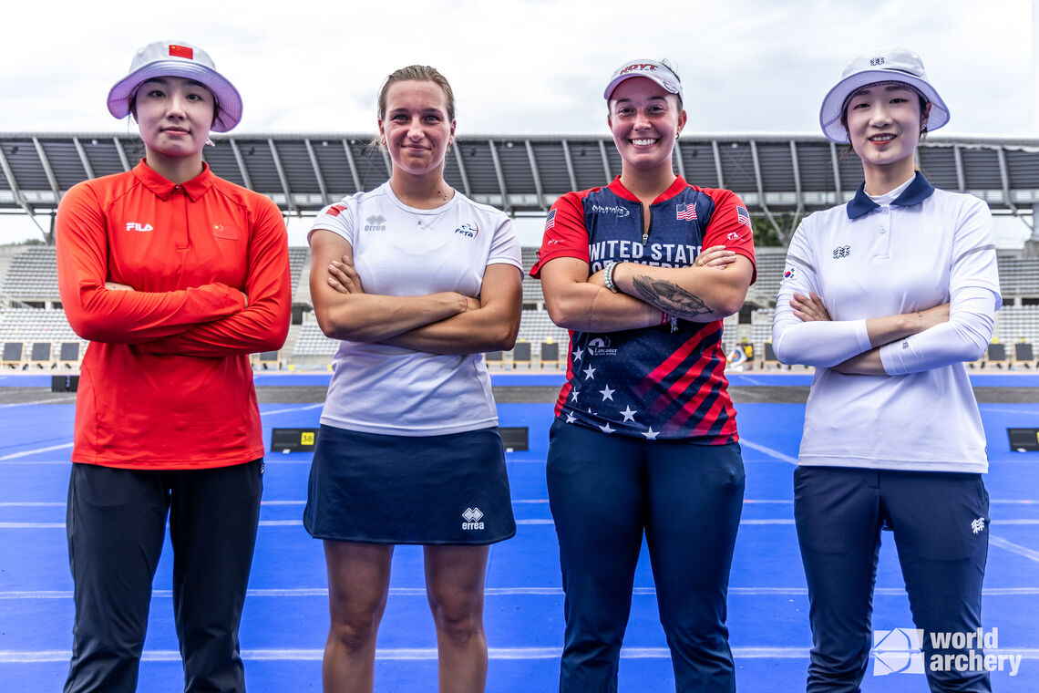 Recurve women final four Paris