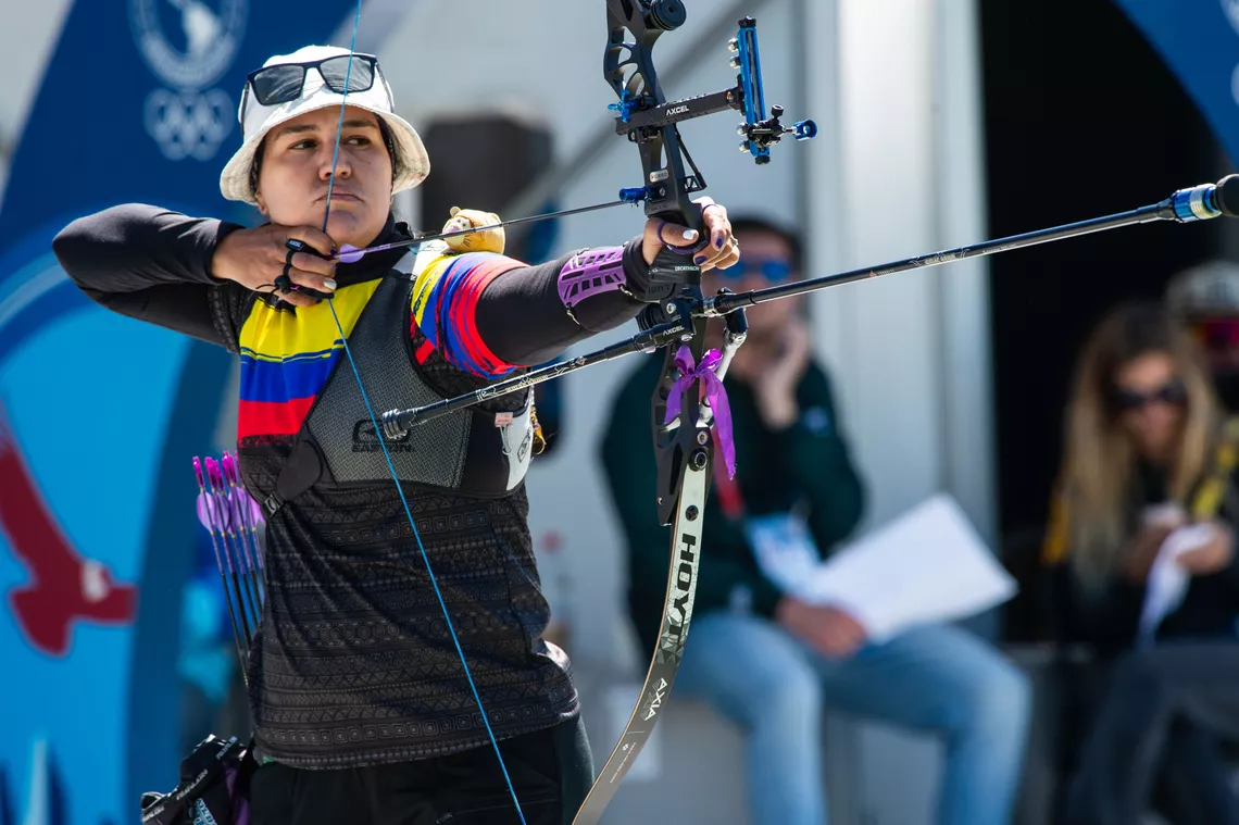 Ana Maria Rendon at the Santiago 2023 Pan American Games.