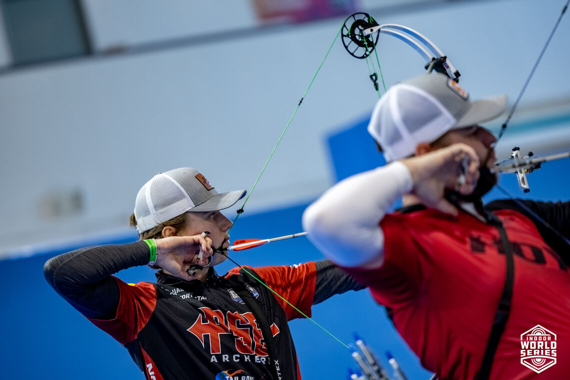 The match went to a shoot-off. A single arrow to decide who would advance, irrelevant of previous results.