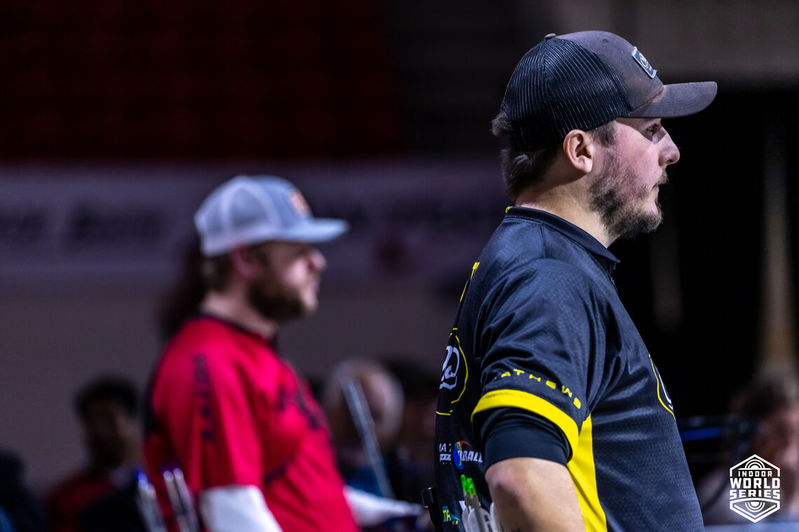 Two former World Archery Champions faced off in the compound men’s final: Schloesser (2013) and Lutz (2019).