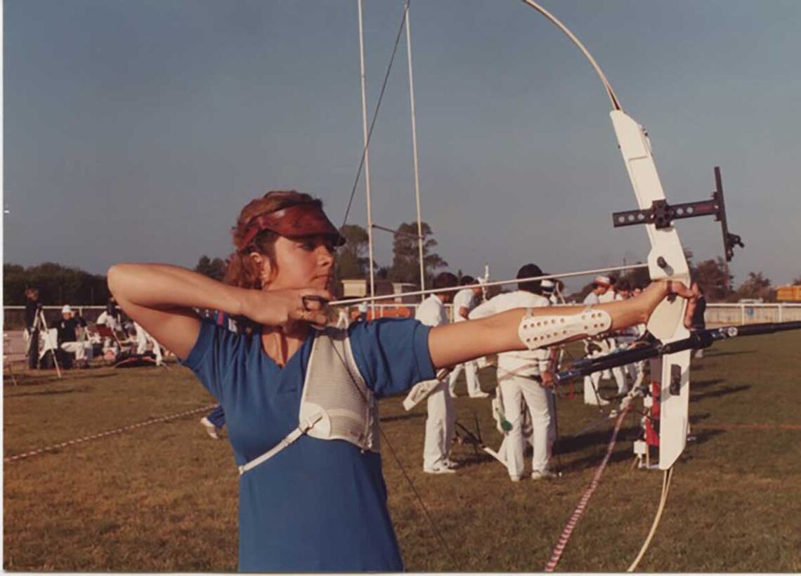 Corinne Musy at an international competition in the Netherlands.