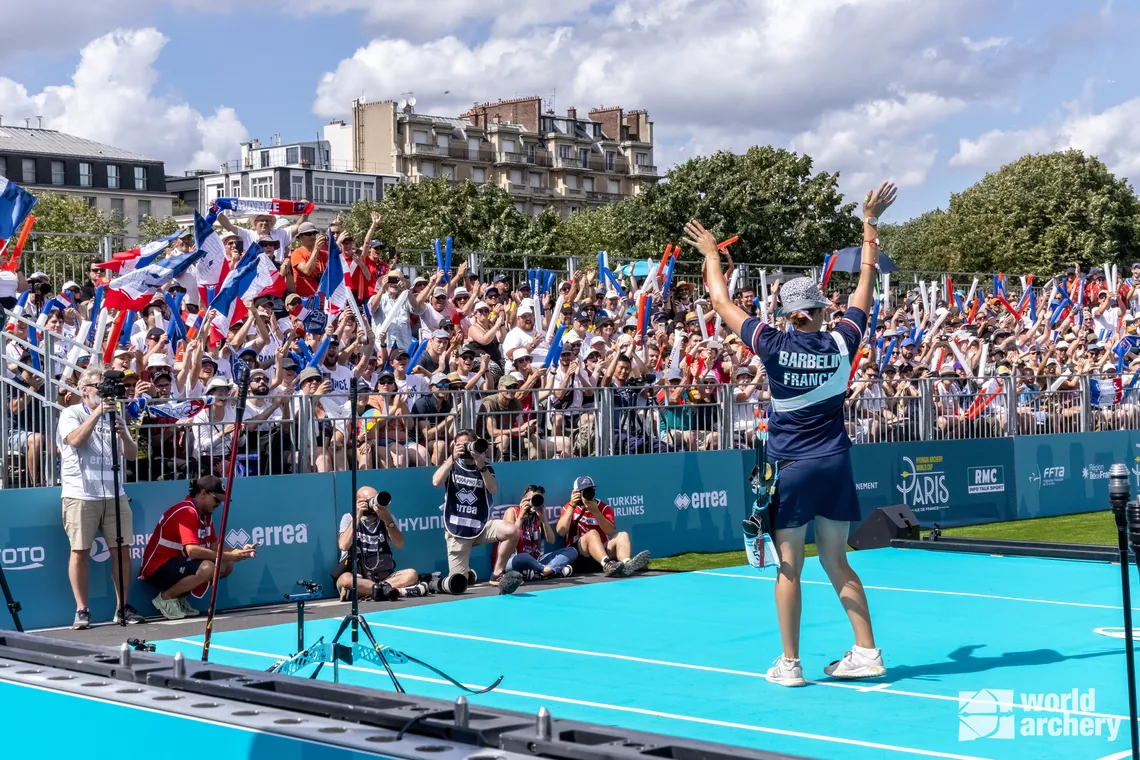 French fans will try and lift french archers up in the Games.