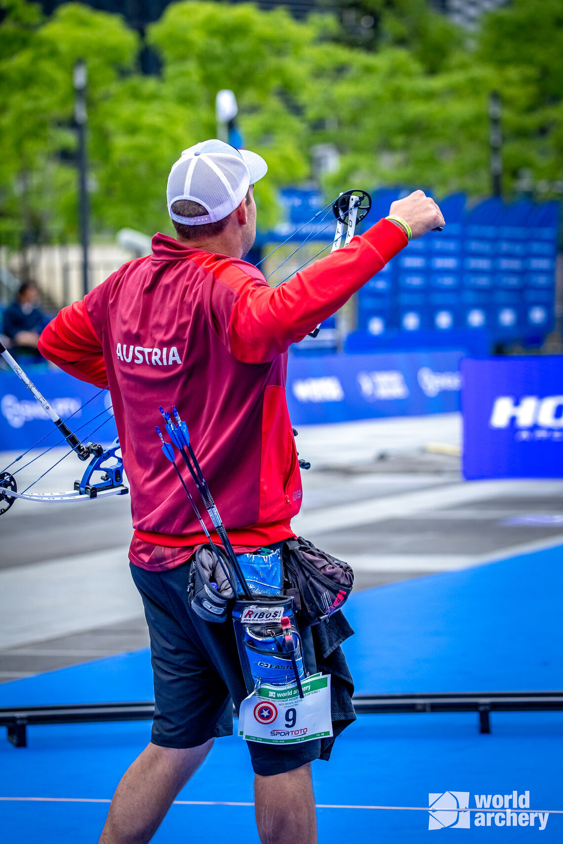 Nico Wiener celebrates winning in Shanghai.