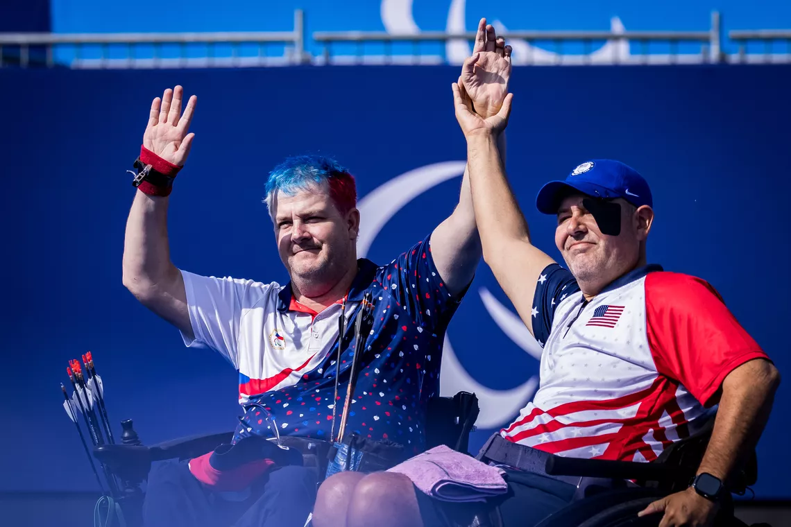 Jason Tabansky, David Drahoninsky, Archery Paralympic Games Paris 2024