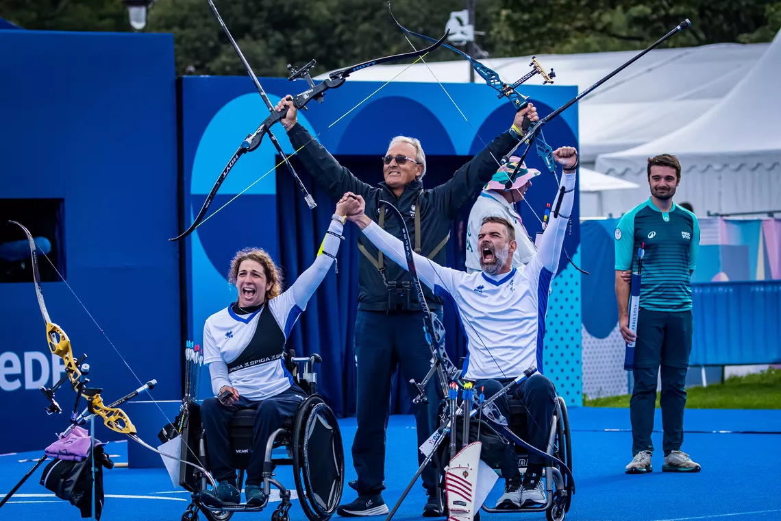 Elisabetta Mijno, Stefano Travisani, Archery Paralympic Games Paris 2024