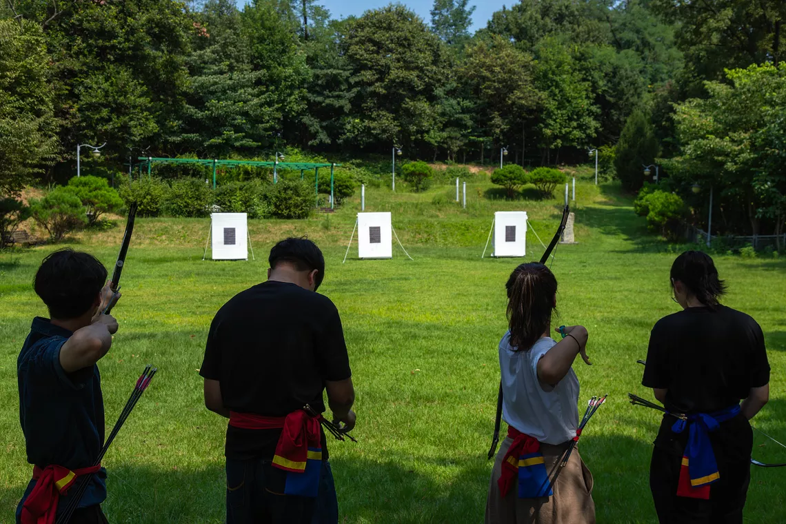 Students aiming at KTA targets. 