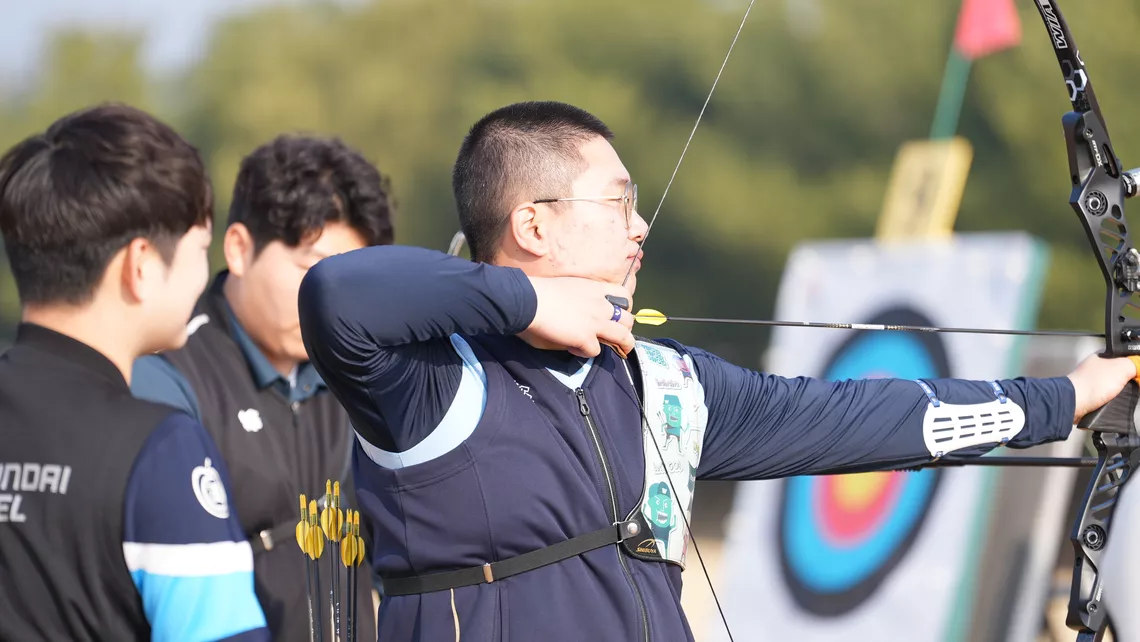 Seo Mingi topped recurve men’s selection trials in March 2025.