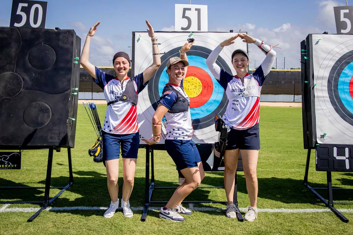 The USA’s recurve women are set shoot in its first circuit final in 10 years at Central Florida 2025.