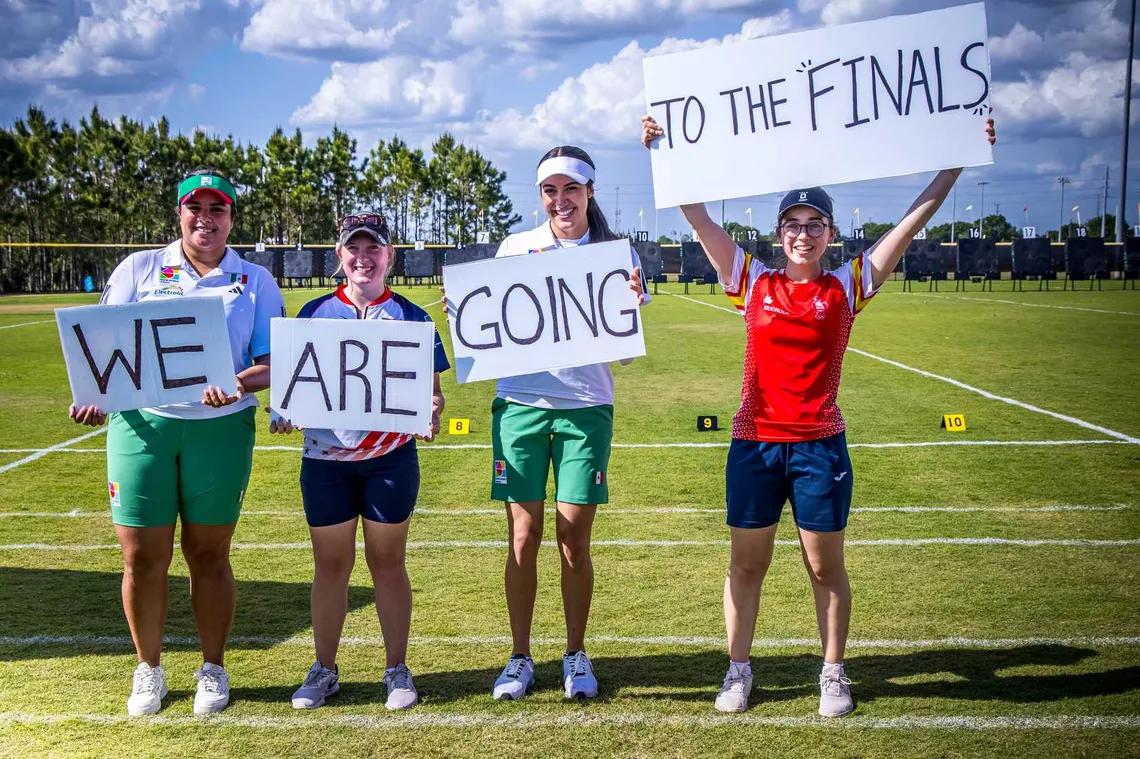 Olivia Dean is only US contender in compound final fours line-up at Central Florida 2025.