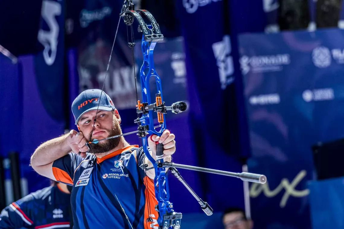 Mike Schloesser has been the top-ranked archer in the world for many years.