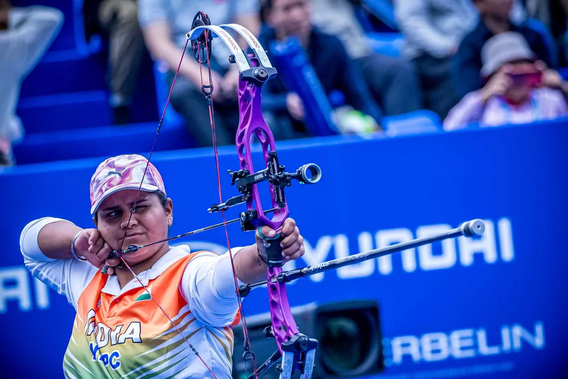 Madhura Dhamangaonkar claimed her first international gold medal in Shanghai 2025.