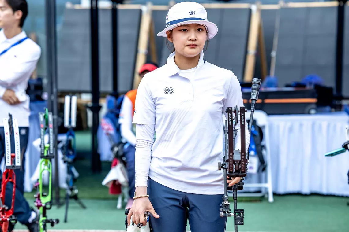 Han Seungyeon set to compete at Shanghai 2025 Hyundai Archery World Cup.