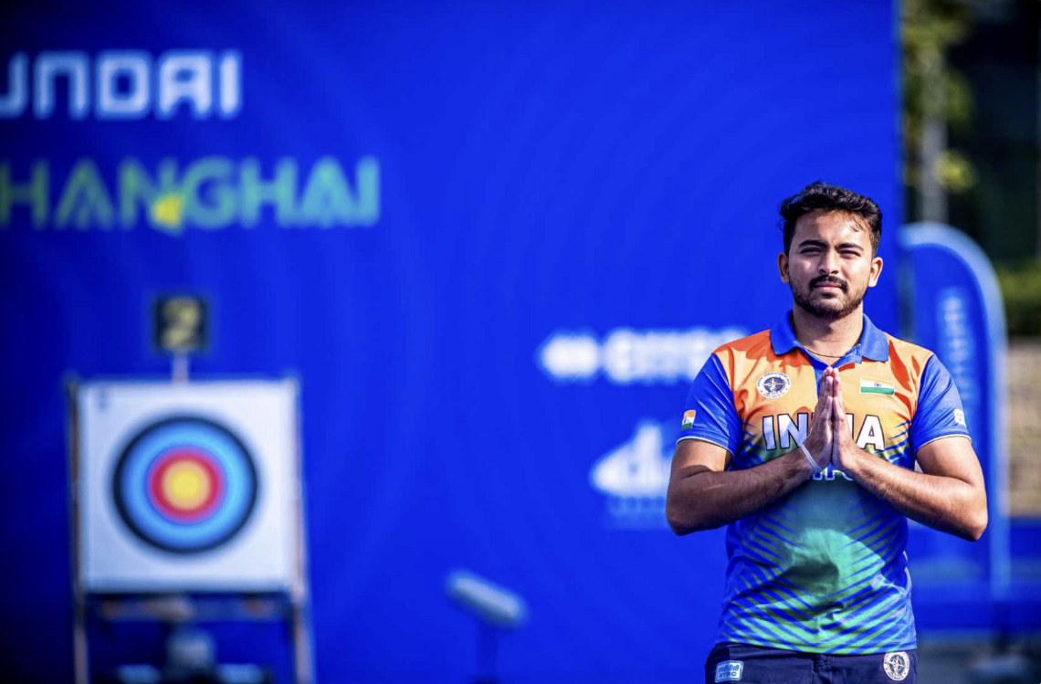 Parth Sushant Salunkhe at Shanghai 2025.