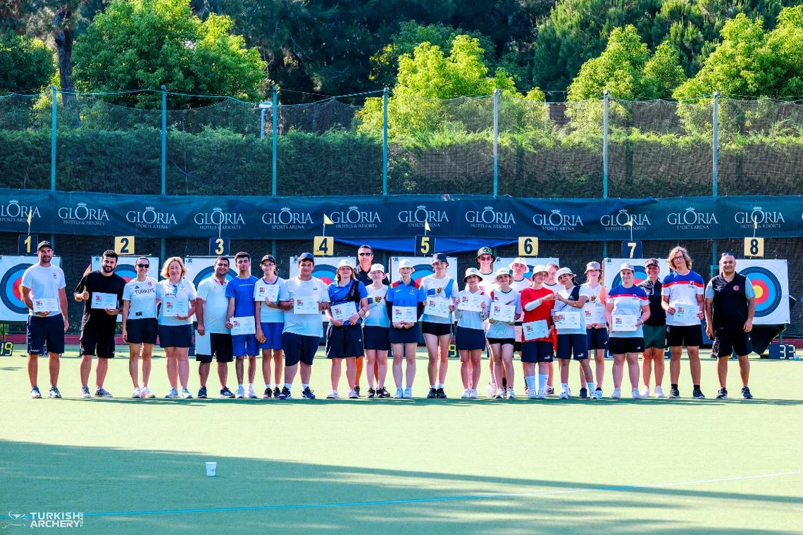 Participants of the 2025 youth training camp in Antalya.