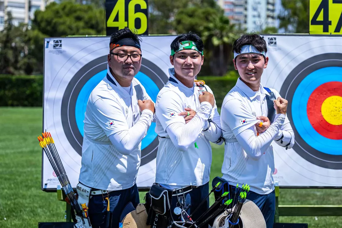 Kim Woojin, Kim Je Deok and Lee Woo Seok reached a second consecutive World Cup final.