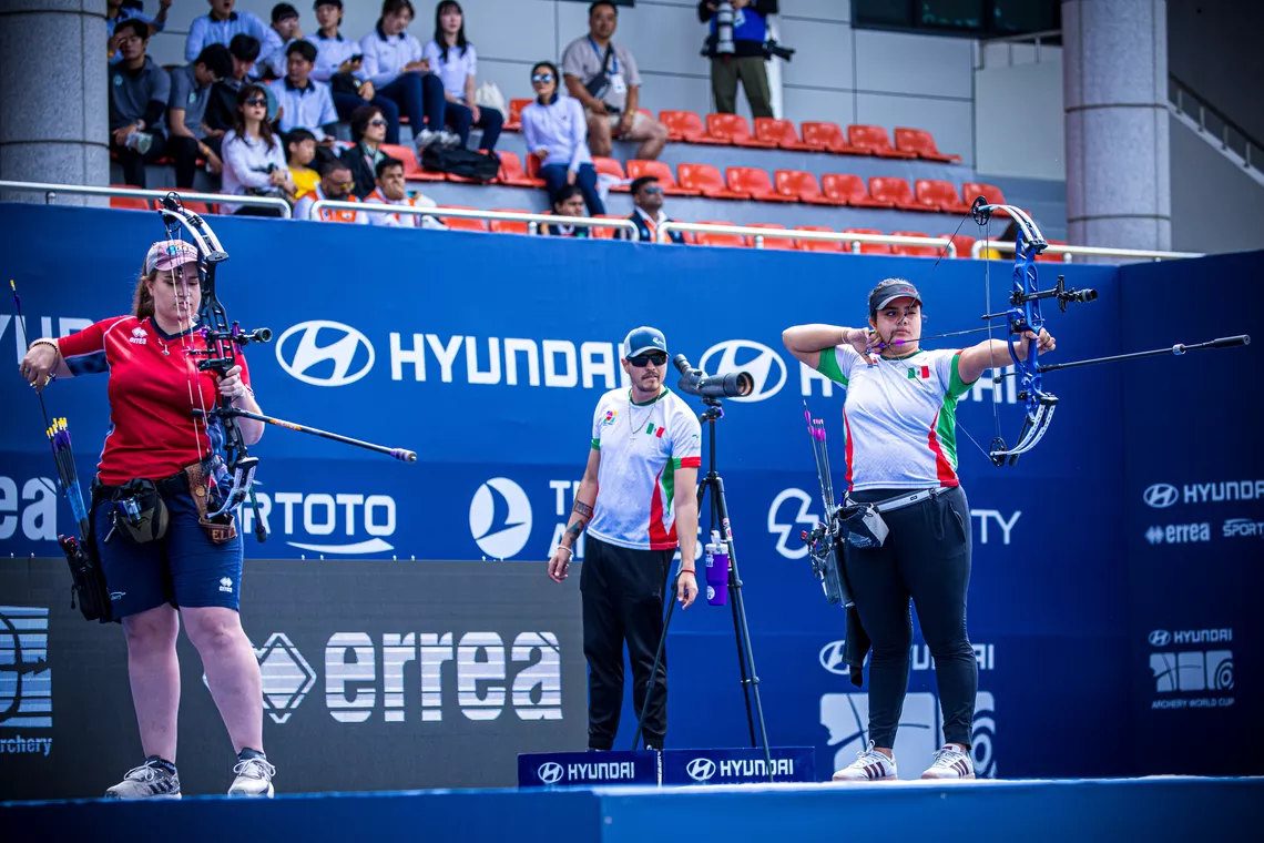 Ella Gibson versus Andrea Becerra at Yecheon 2024.