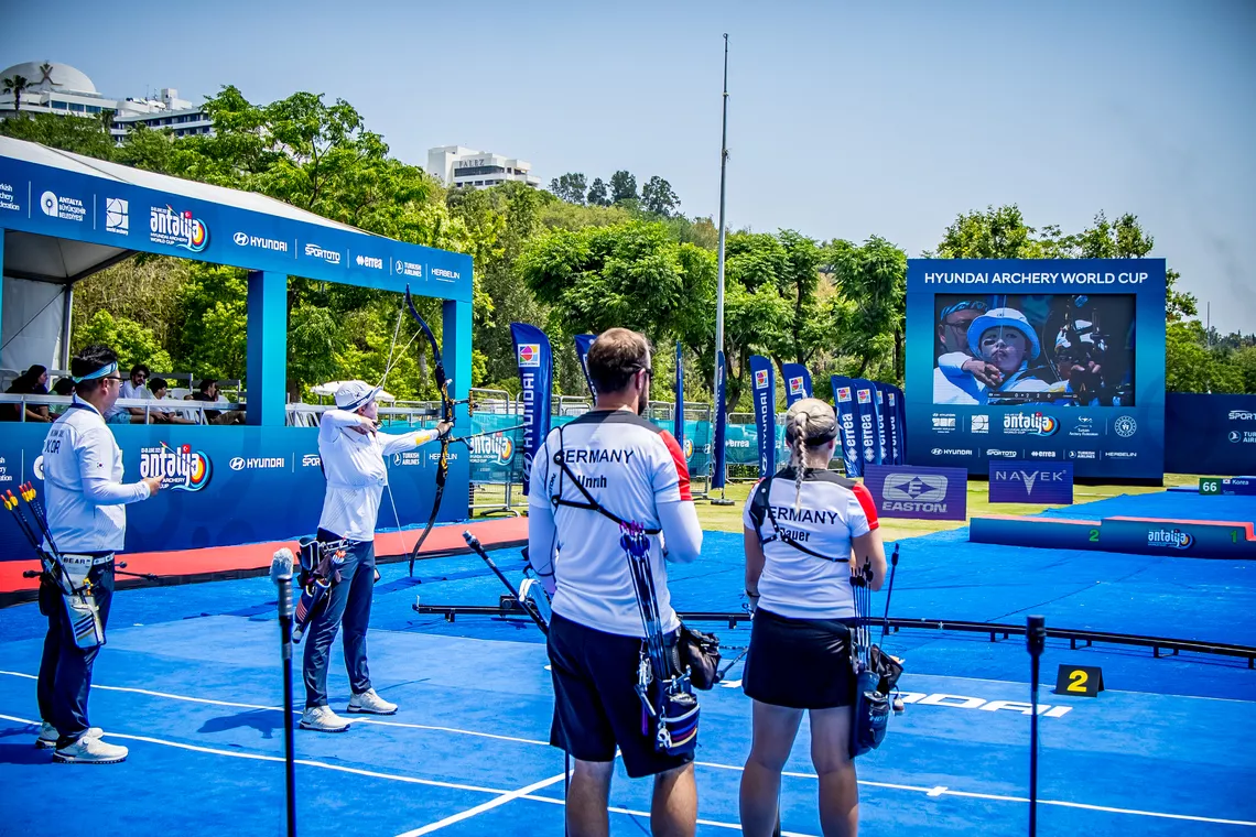 Mixed team gold medal match at Antalya 2025.