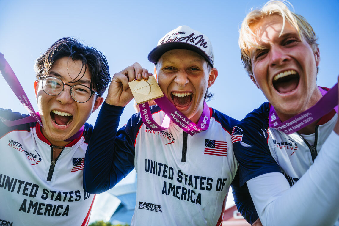 Team USA’s celebration of breakthrough moment at Winnipeg 2025.