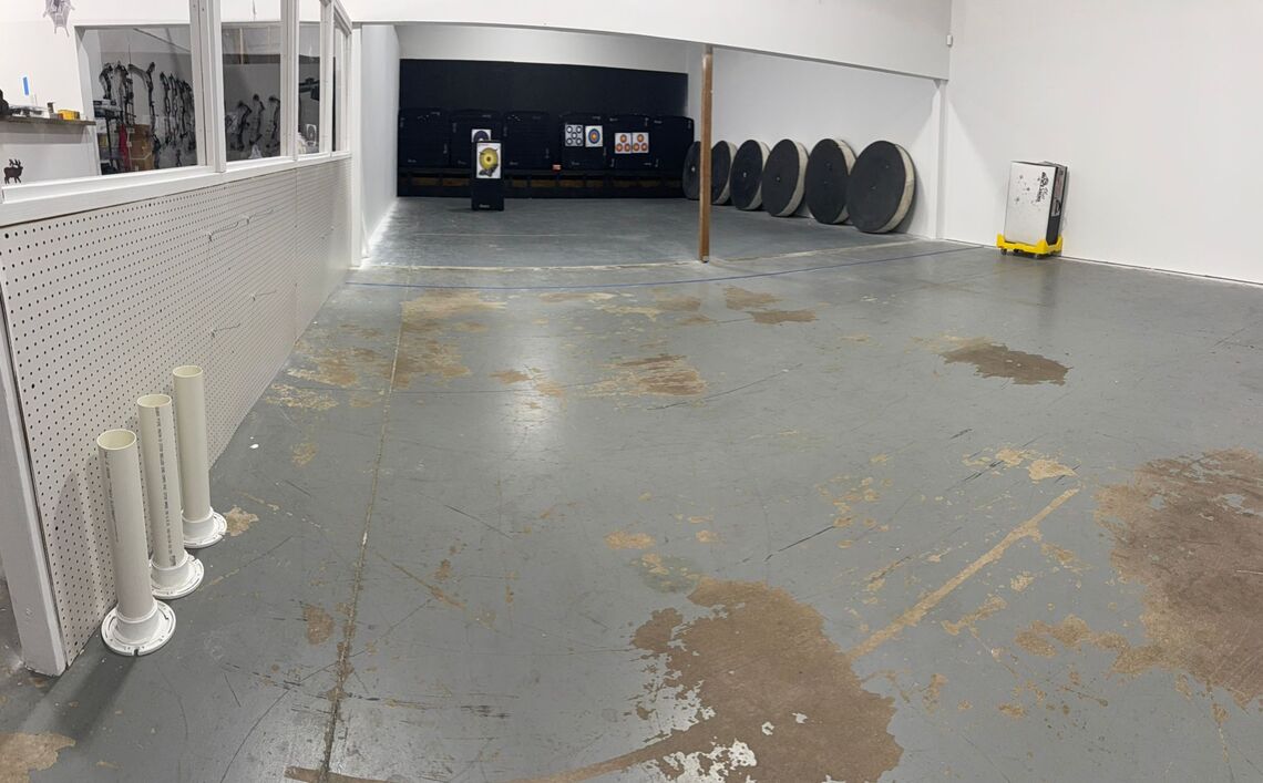 Jason Tabansky's academy under construction before it opened.