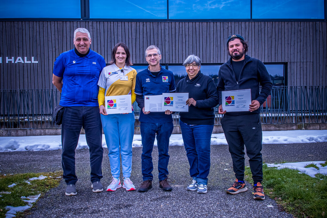 Participants of the World Archery coach trainer education programme 2025.